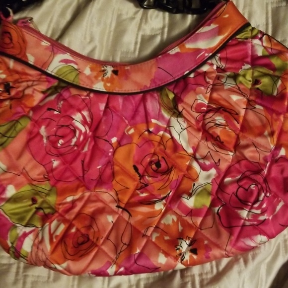 Vera Bradley Floral Handbag with Chain & Wallet - Picture 6 of 8